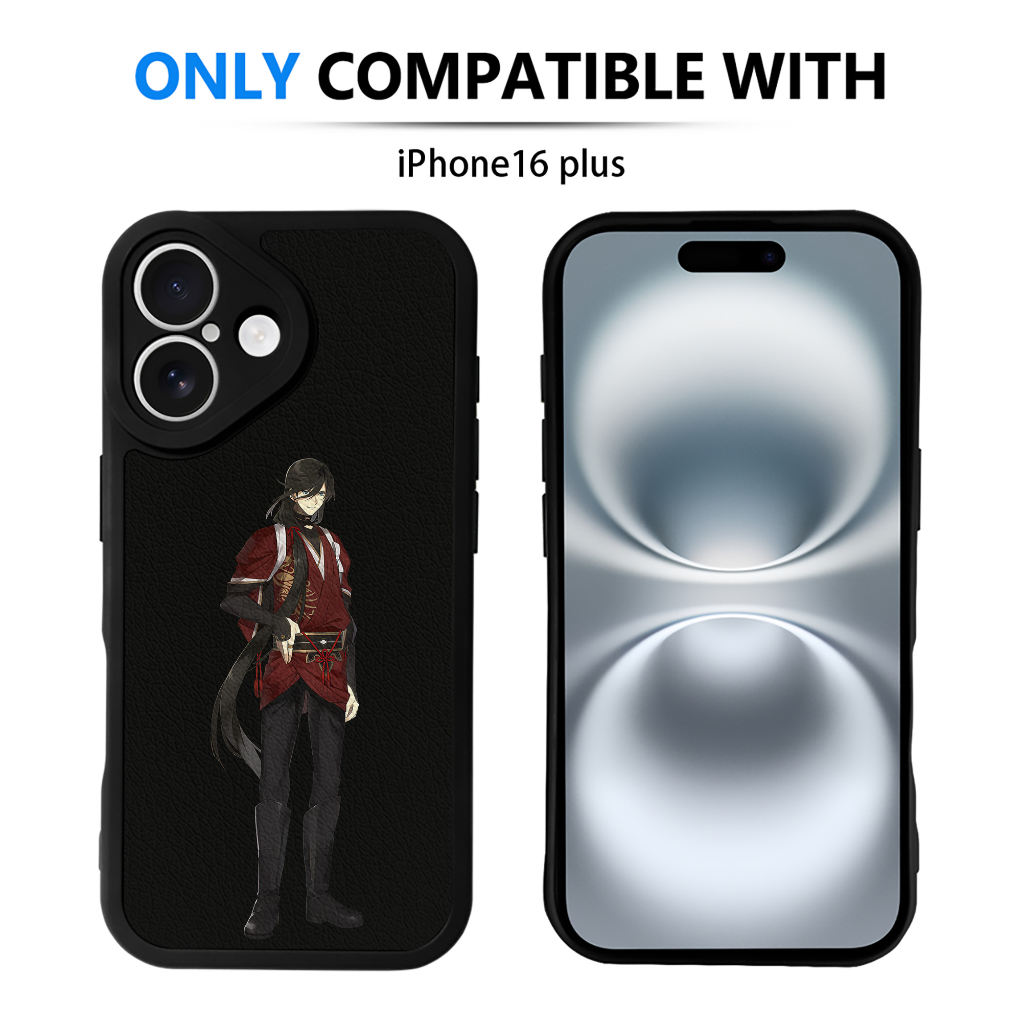 （画像用） 刀剣乱舞 Touken Ranbu 【iPhone 16シリーズ対応】シリコンスマホケース（レザー調） 材質：シリコン